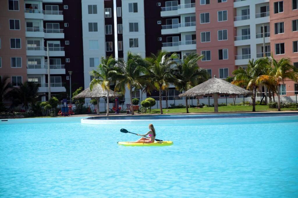 Departamento Con Laguna Artificial Cancun Exterior photo