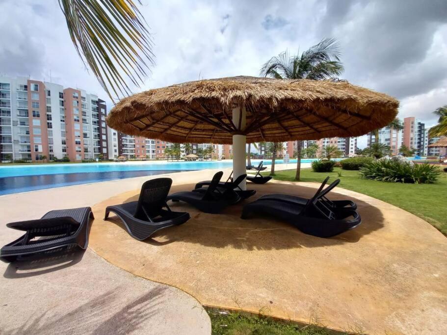 Departamento Con Laguna Artificial Cancun Exterior photo